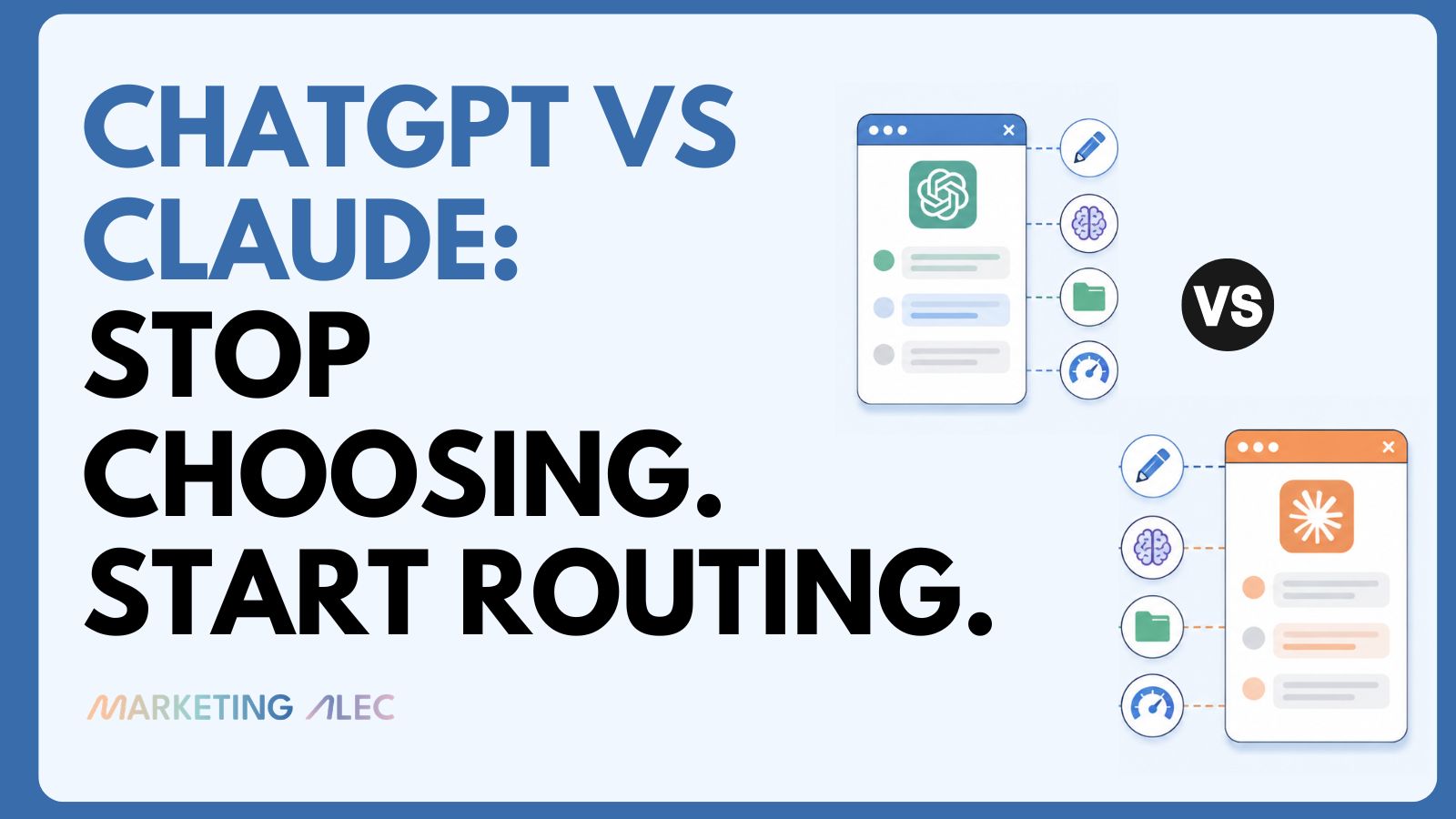 ChatGPT vs Claude: Stop choosing. Start routing.