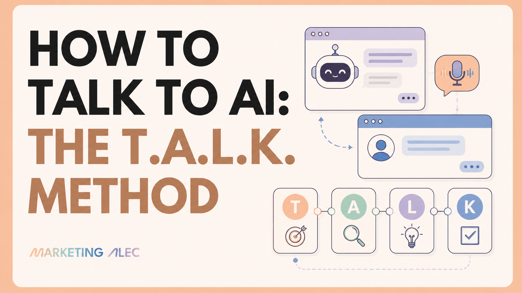 How to Talk to AI: The T.A.L.K. Method