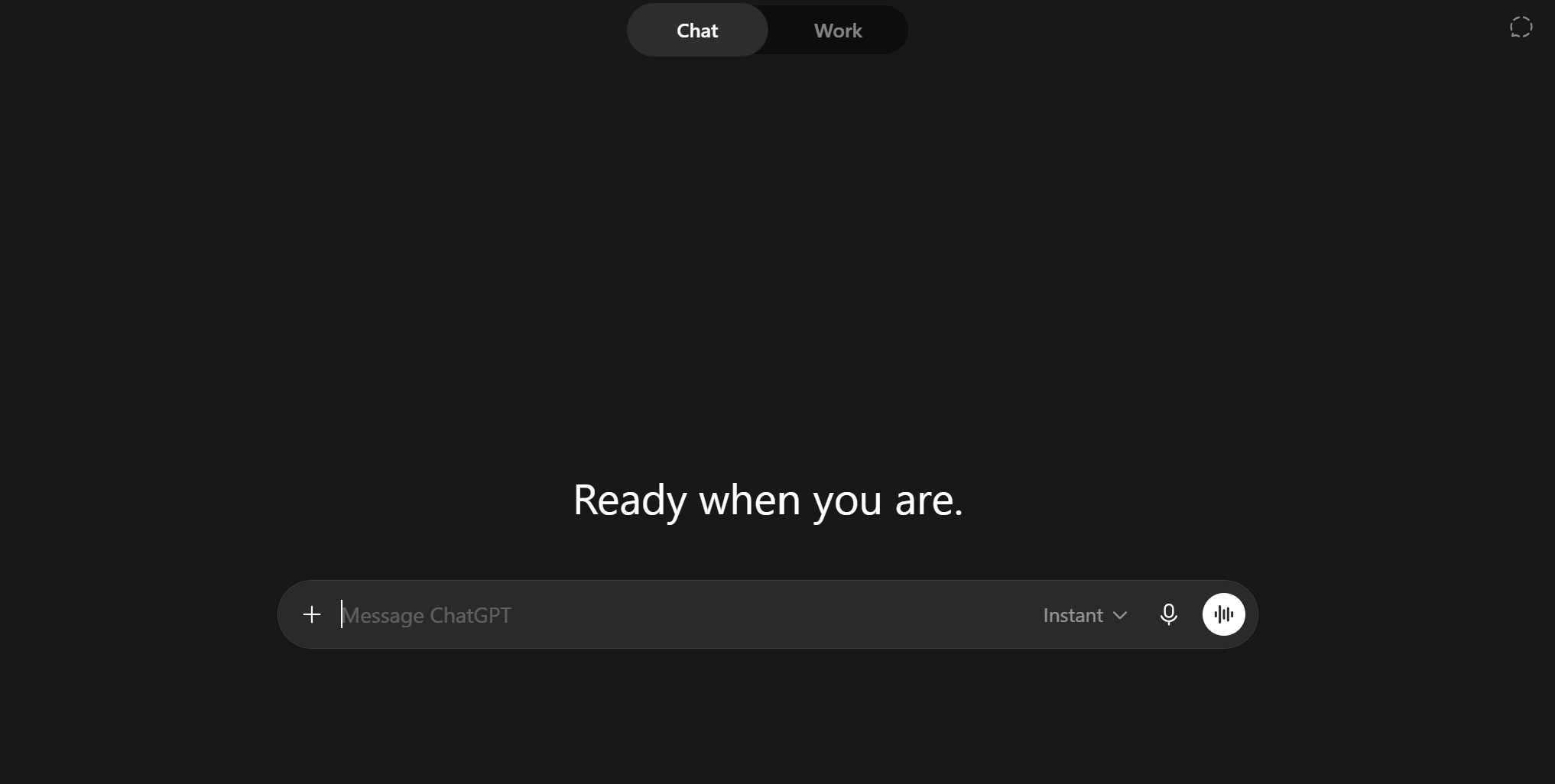Chat mode: quick, conversational, back-and-forth