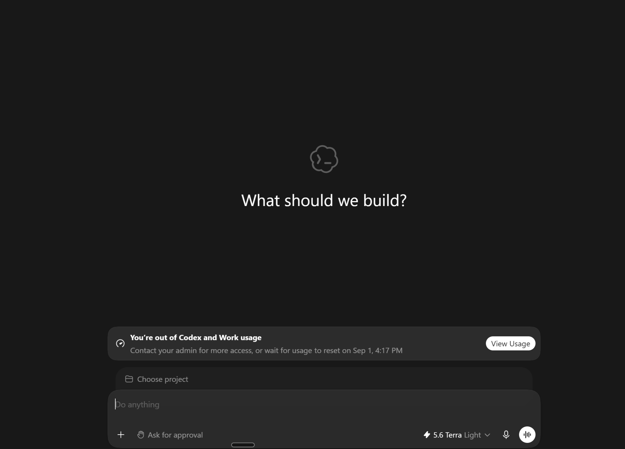 Codex mode: for anything that touches actual code