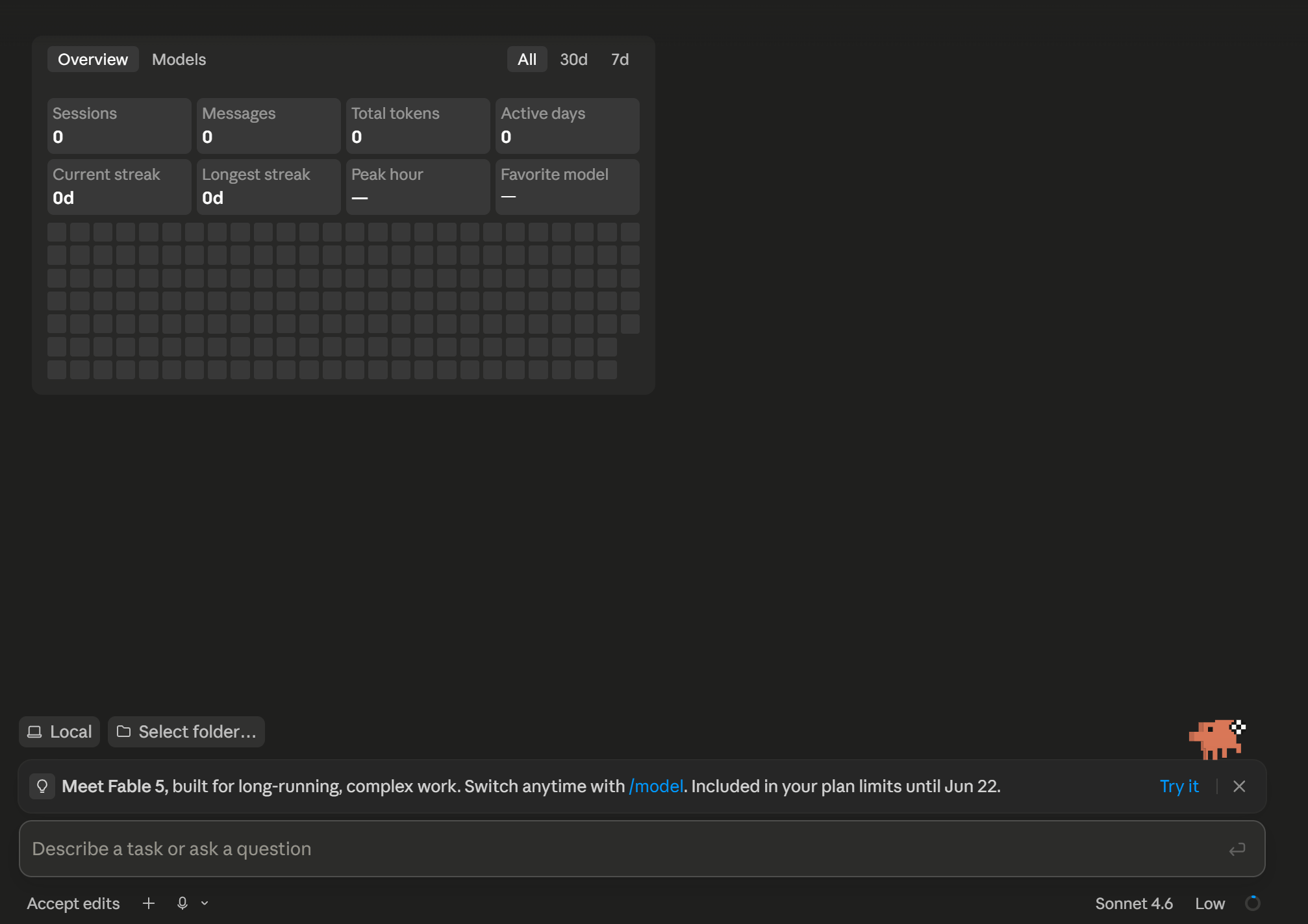 Claude Code running in the terminal