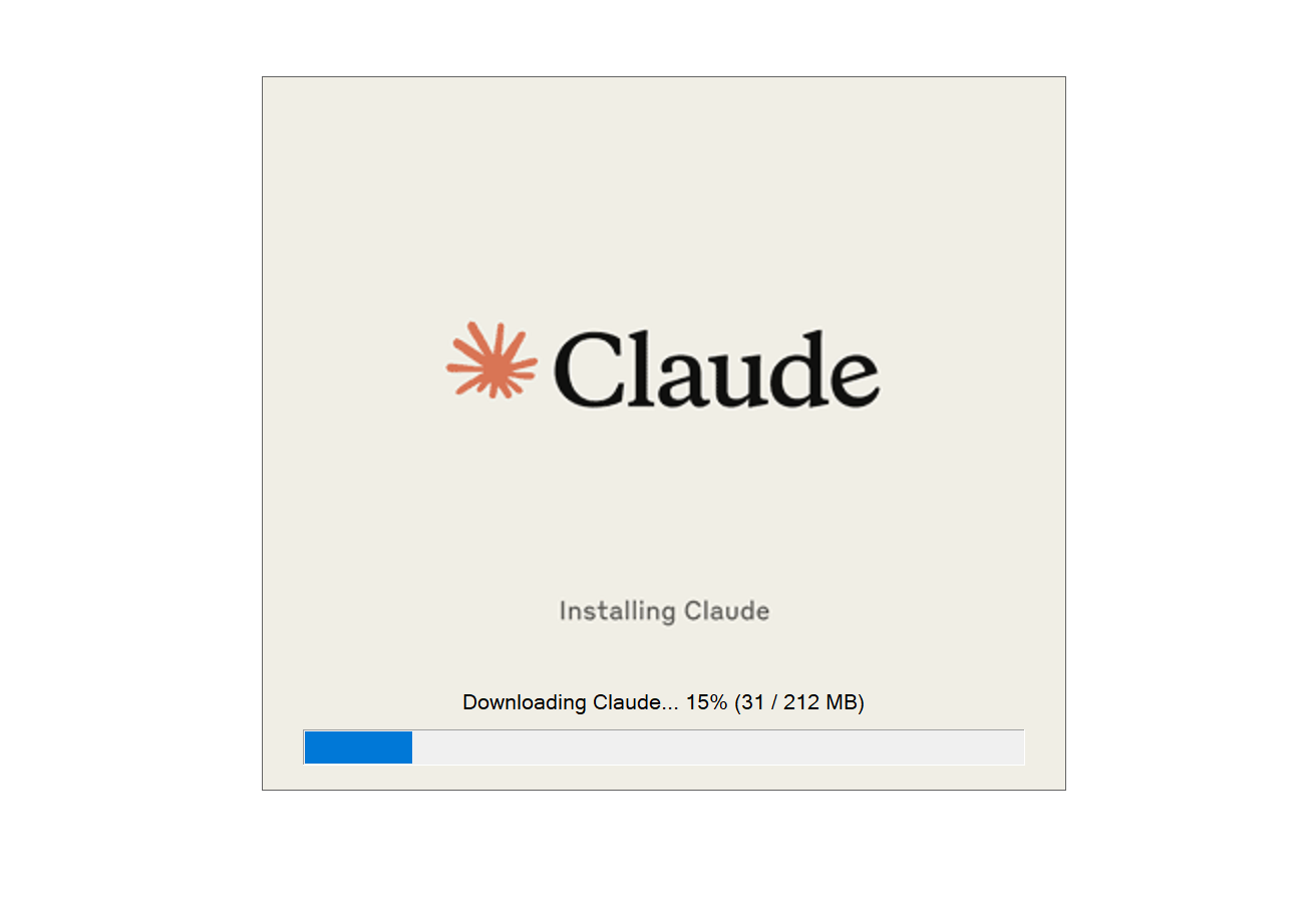 Downloading the Claude desktop app