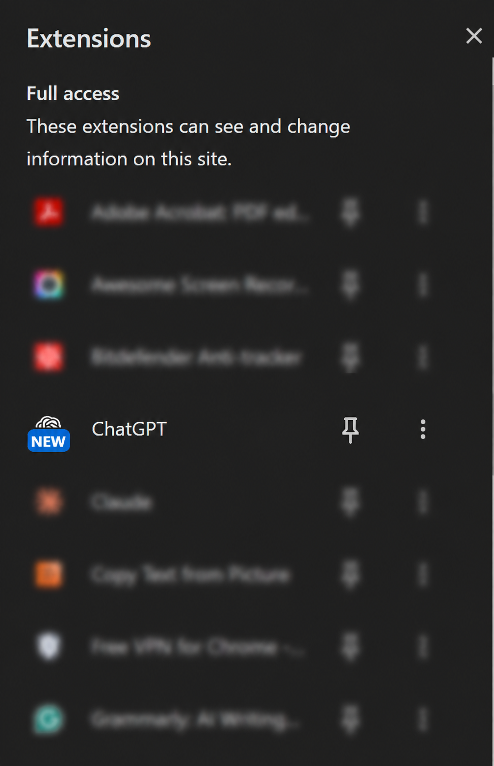 Once installed, it pins right into your Chrome toolbar next to your other extensions.