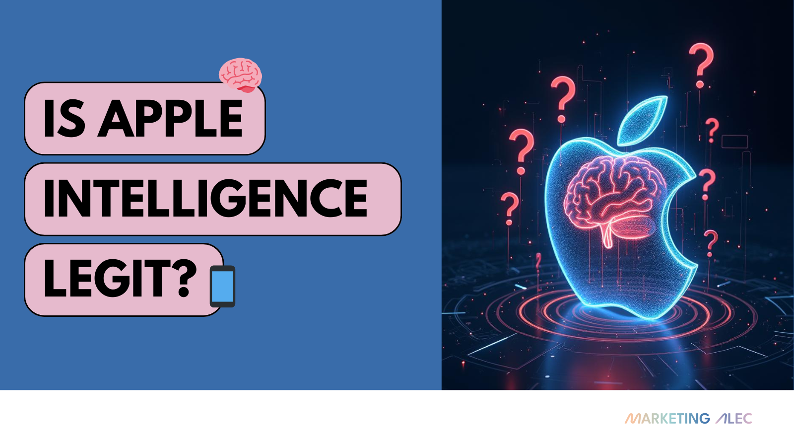 🍎 Is Apple Intelligence Legit?