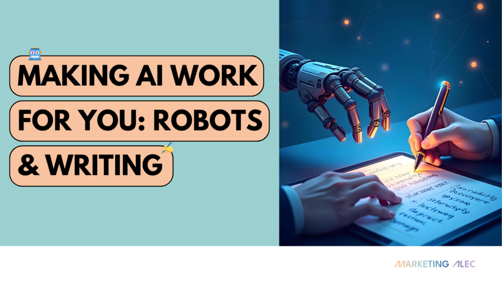 making ai work for you robots and writing