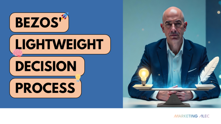 marketingalec bezos lightweight decision process