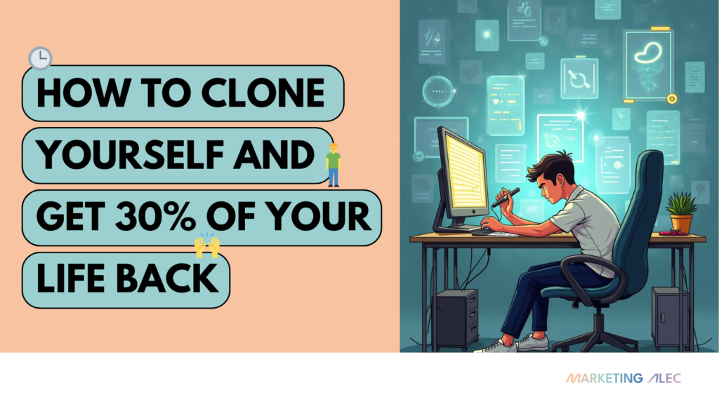 marketingalec how to clone yourself and get 30 percent of your life back
