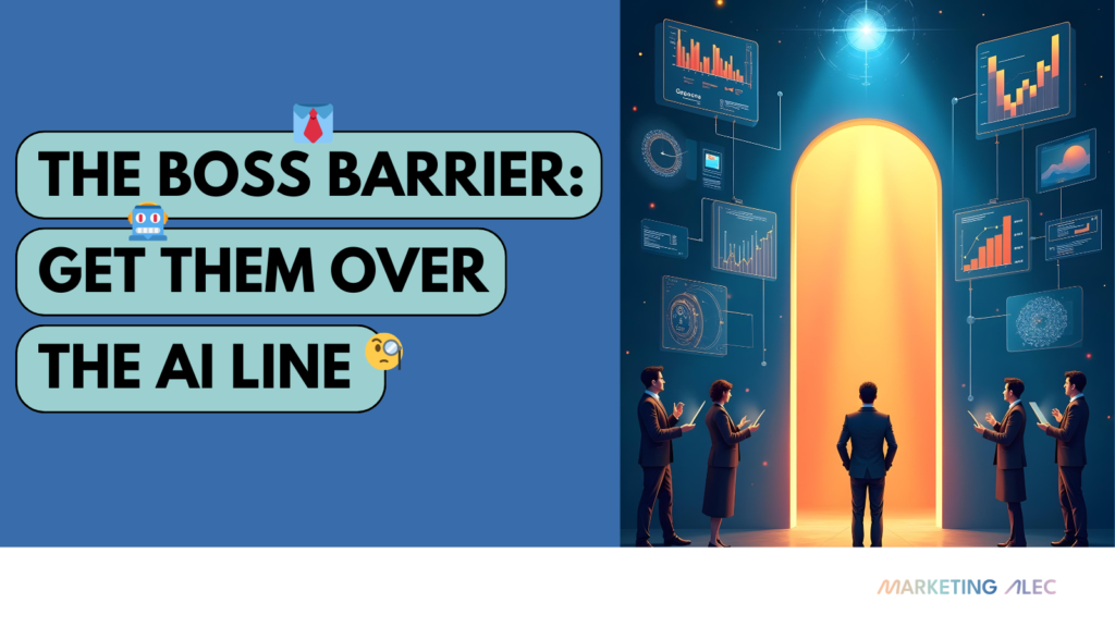 marketingalec the boss barrier get them over the ai line